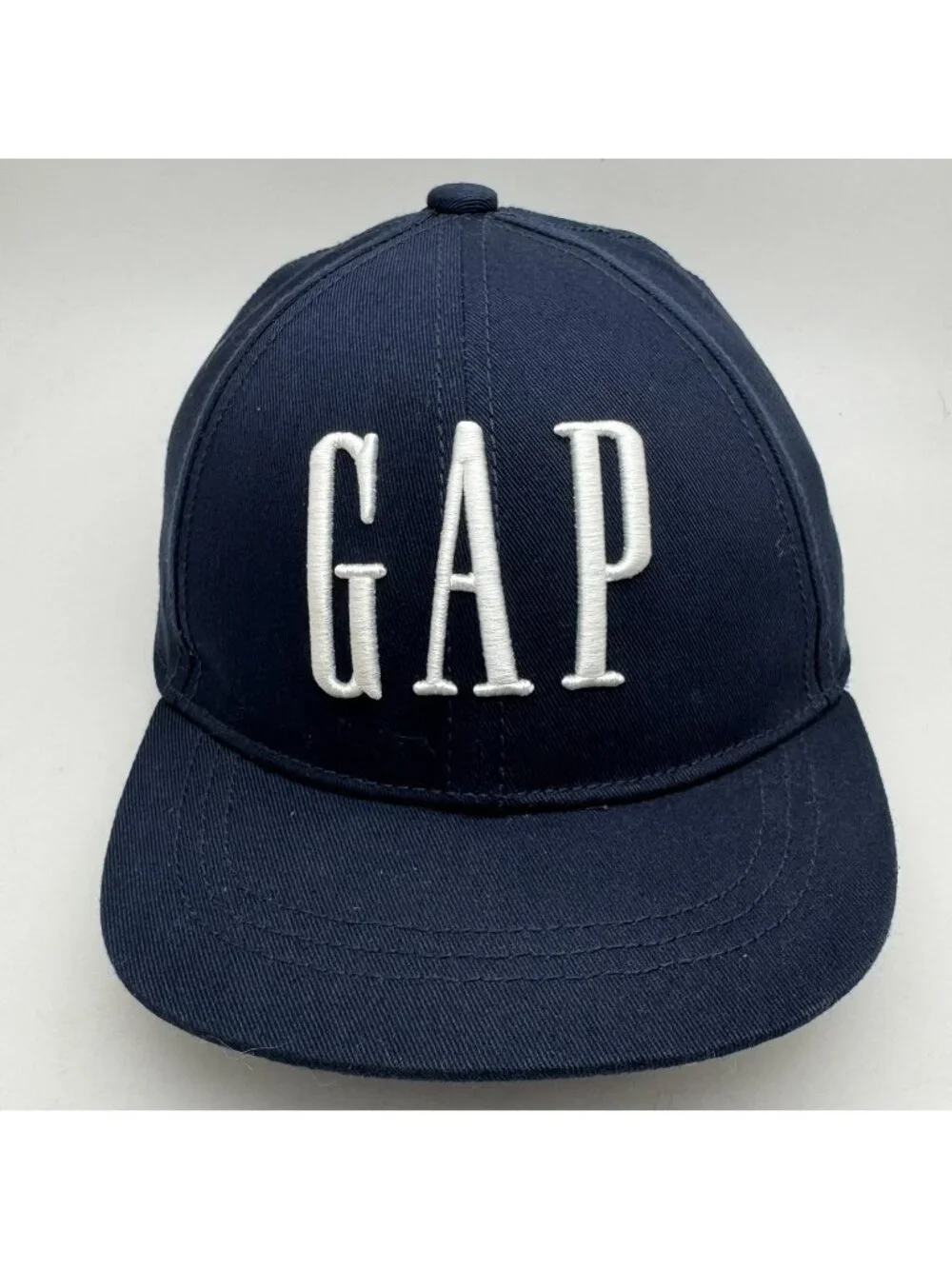Baby GAP The Original Baseball Cap Hat Navy Blue S/M Toddler Organic Cotton